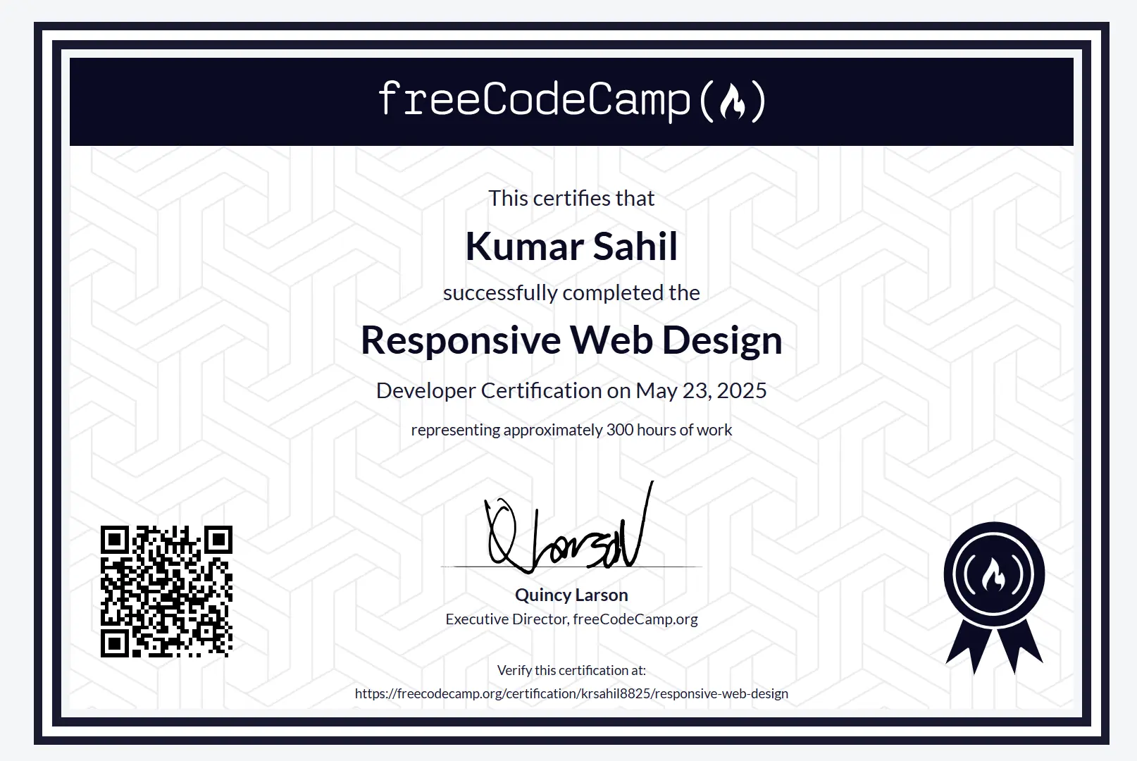 Responsive Web Design Certification